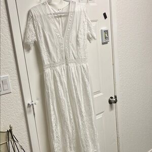 White Lace Wedding Dress